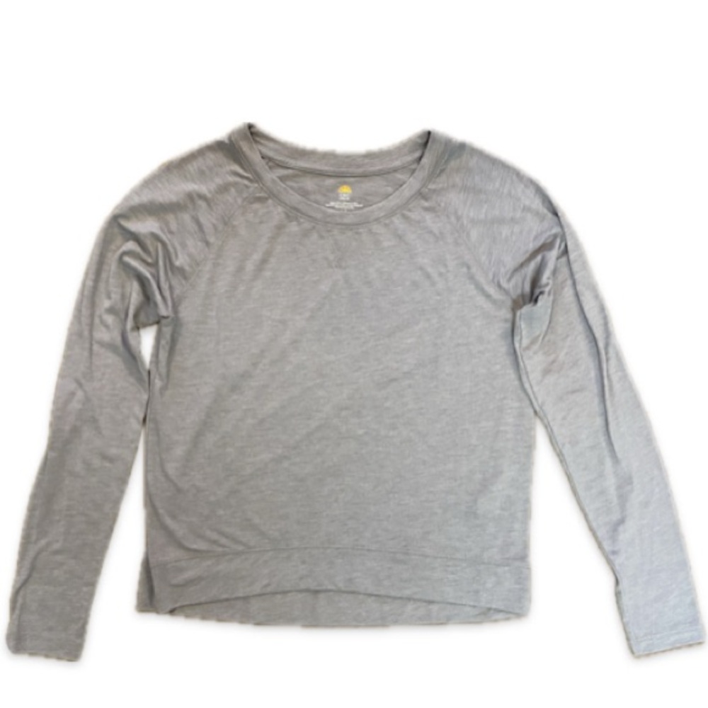 C&C California Gray Long Sleeve Top